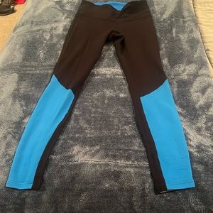 Lululemon leggings. Blue/black. Size 8. Good condition.